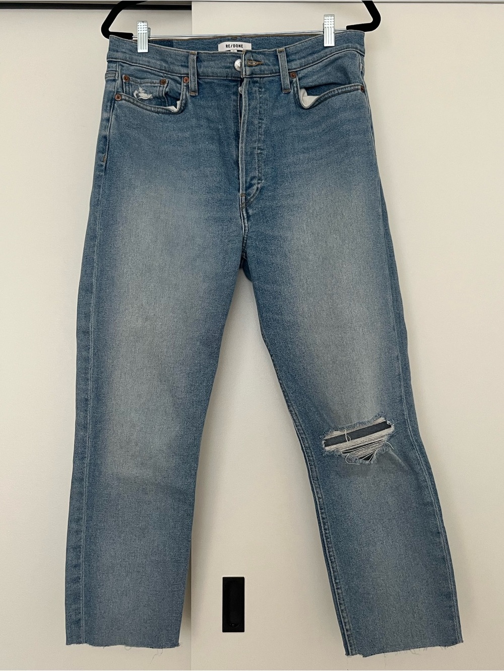 RE/DONE 90's High Rise Ankle Crop Size 31